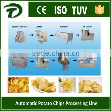 50-80kg/h output potato chips making machine for sale