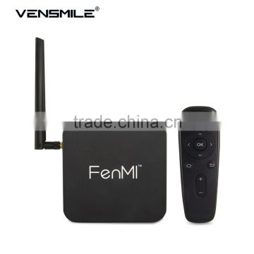 Wholesale Vensmile rockchip octa core wifi tv box rk3368 cpu 2G 16G android l 5.1 lollipop WIFI AC smart wifi tv box rk3368