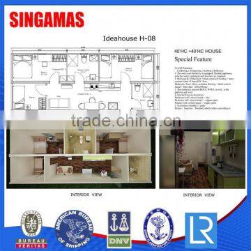 40hc China Prefab Container Houses With Ce
