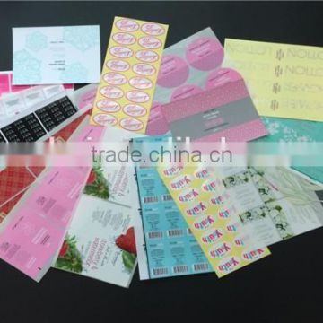 Custom Die Cut colorful vinyl UV stickers in china