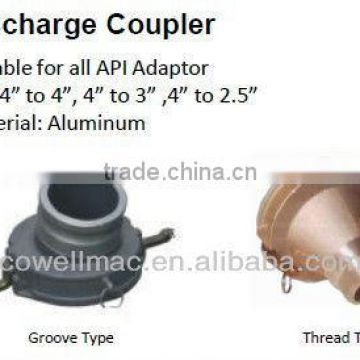 Discharge Coupler 4" to 4", 4" to 3", 4" to 2.5"