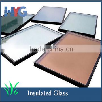 Soud-proof and heat-proof gray low-e tempered insulated office glass
