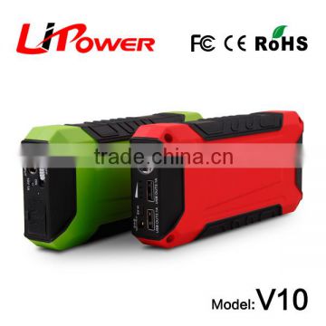 600 Peak Amp Lithium Battery Booster Portable Jump Starter with Micro USB Charging Port