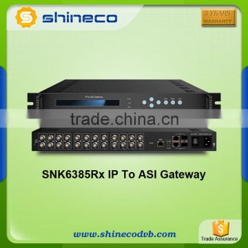 Shineco SNK6385Rx IP to ASI Gigabits IP Gateway