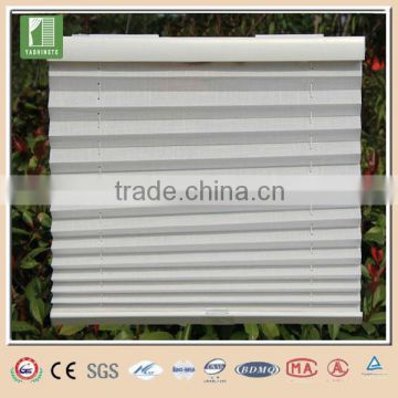 2014 standard size tianjin blinds Non-woven cord pleated blinds