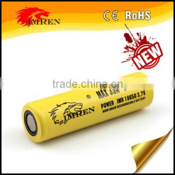 Hot Selling! IMREN 18650 3000mah 35amp Discharging Current 30a Battery 18650 E cig Batteries