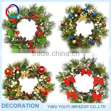 Professional Factory Supply wholesale christmas wreath decoration