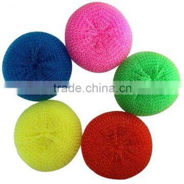 Kitchen colorful plastic cleaning ball