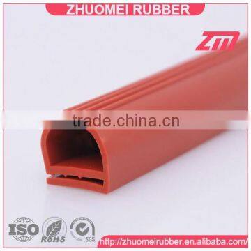 e shape silicone rubber seal strip