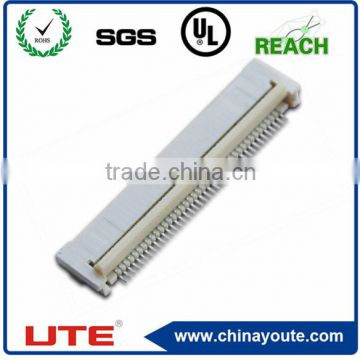 FPC connector H=2.0 back flip type 0.5mm 4~40 pins