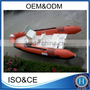 2016 popular CE certified inflatable rib boat 520 with hypalon for sale