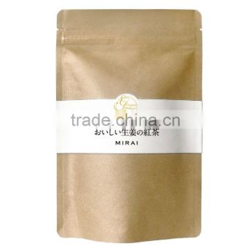 Organic, Japanese high quality ginger tea made by chemical free ginger