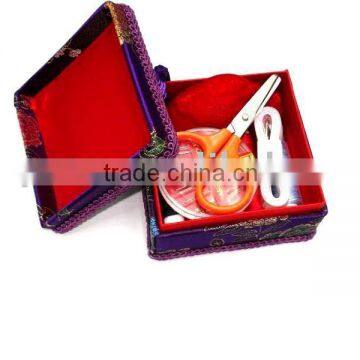 mini Sewing kit with tapestry box