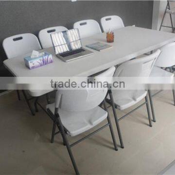 200cm morden plastic folding table for outdoor events use