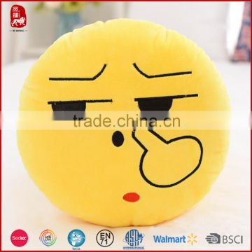 Manufacture low price emoticon plush emoji pillow china