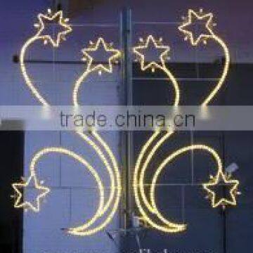 2D Motif Rope light led decoration outdoor