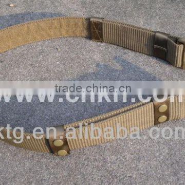 Khaki nylon army safety belt
