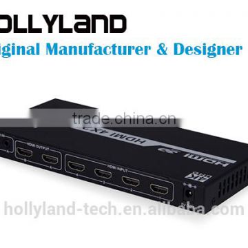 HOLLYLAND HDMI swithcer by 4x2 , ARC function HDMI 1.4 version remote IR control