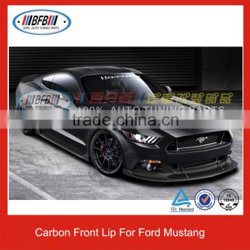 Carbon Fiber Front Bumper Lip for Ford Mustang 2015