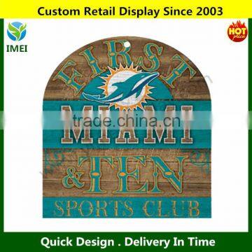 Miami Dolphins Wood Sign, 10 x 11-Inch YM1-1128                        
                                                Quality Choice