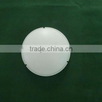 5round shaped vacuum formed plastic light cover.