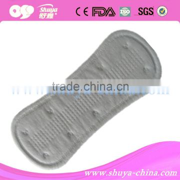 Customized embossed cotton panty liners