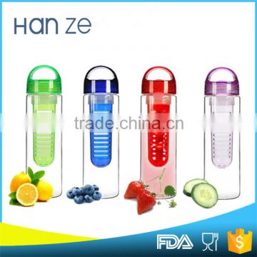 700ml green fruit juice glass bottle