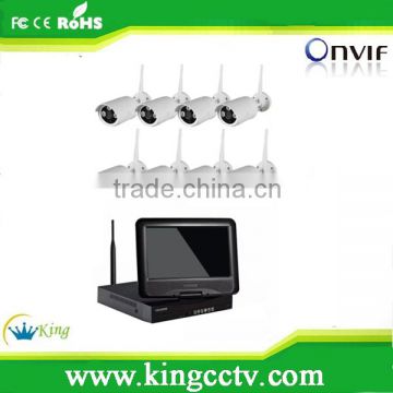 720P security camera 8 channel wireless cctv system