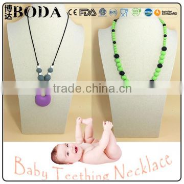 teething necklacefor soothing silicone necklace