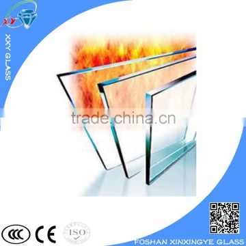 Fireproof glass / fire resistant glass 5mm to 25mm