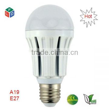 China led lamp light led bulb lighting A19 E27 3/5/7/10/12w,good aluminum housing A60 5w 7w 9w
