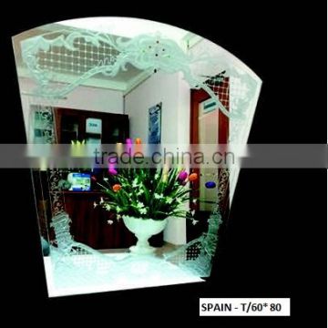 sculpture mirror, decorative mirror, wall mirror, bathroom mirror, handmade only have in our company