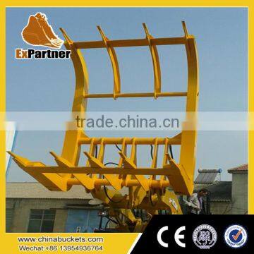 front end loader with log grapple, tractor log grapple, small log grapple