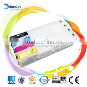 refillable cartridge for hp cartridge 970 971 used for HP PRO X 451 551 476 wholesale china