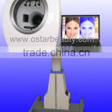 Magic mirror analyzer for eye scanner hair analysis