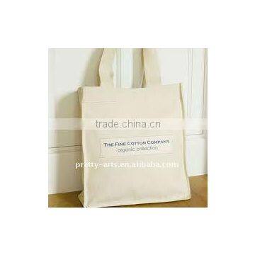 pure color organic cotton shopper bag