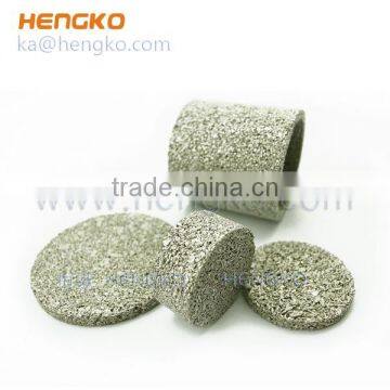 Sintered stainless steel perforated metal filter disc