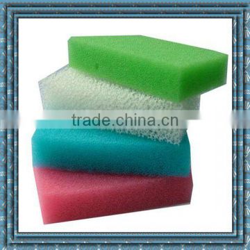 High density natural cleaning open-cell filter spong