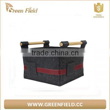 Factory supply high quality foldable felt storage bag