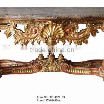 Polyresin console table for hotel lobby ME-4521-05