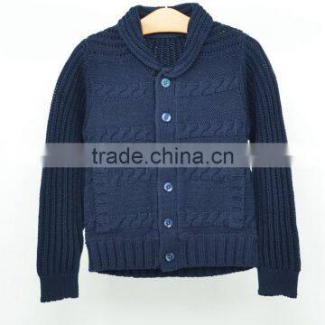 School Uniform Boys Cardigan Kids Winter Sweater