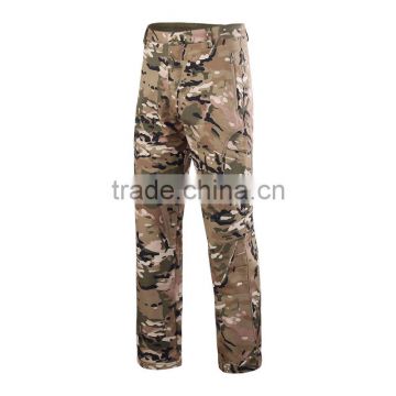 Custom waterproof outdoor sports camo softshell pants