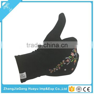 New style knit gloves with low price