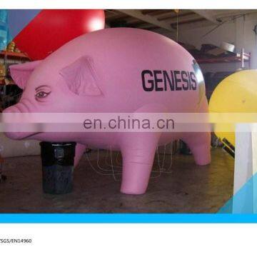 new pink giant inflatable pig helium balloon/inflatable flying pig