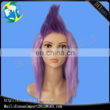 2016 Long straight purple hair Hot sale full baby wigs