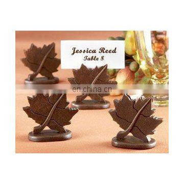 Classic Maple Leaf Place Card Holder