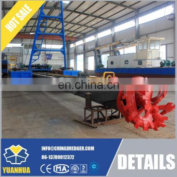 Hydraulic cutter suction dredger with high configuration