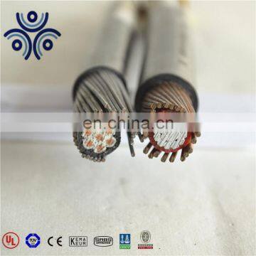 XLPE insulation aluminum/copper copper wire shield 2 core 16mm2 concentric cable