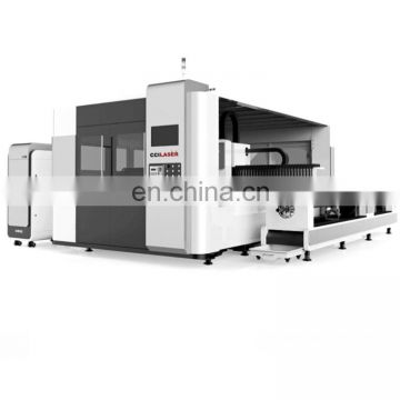 High performance cut carbon steel 1-25mm Raytool fiber laser cutting head 6000w fiber laser cutting machine