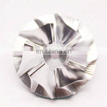 T04E 442293-0015 50.85/74.99mm 6+6 blades turbocharger aluminum 2618/milling/billet compressor wheel for 465225-0002